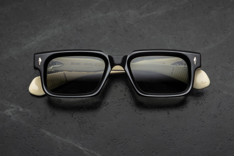 JACQUES MARIE MAGE: Lunettes de soleil Laurence bleues | France JACQUES MARIE MAGE: Lunettes de soleil Laurence bleues | France