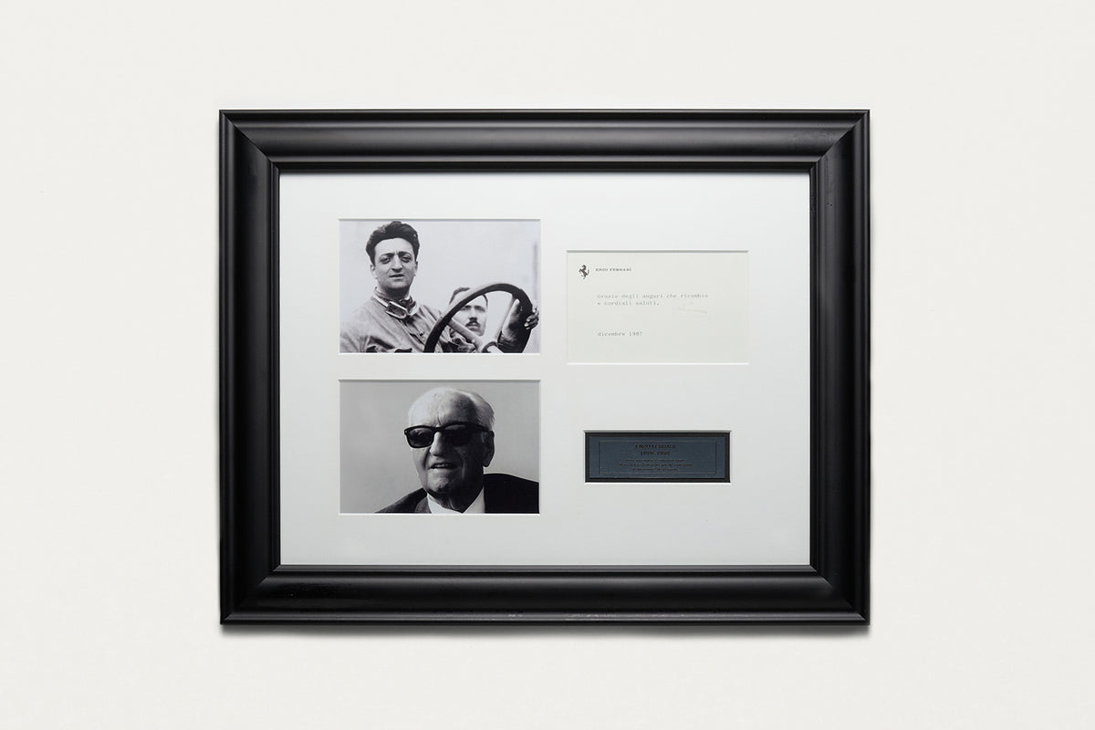 ENZO FERRARI BUSINESS CARD