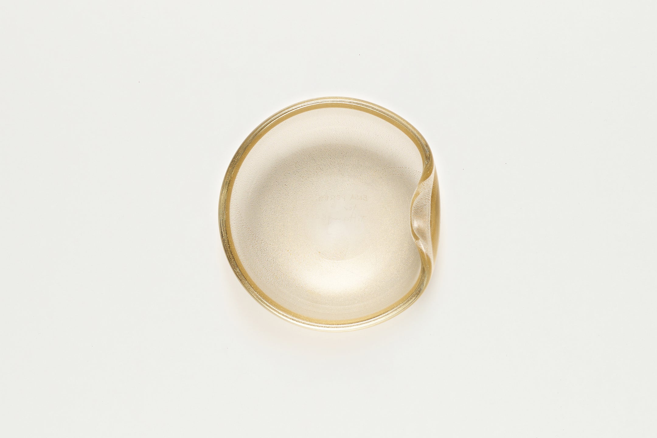 ELSA PERETTI FOR TIFFANY & CO., THUMBPRINT DISH, c. 1980