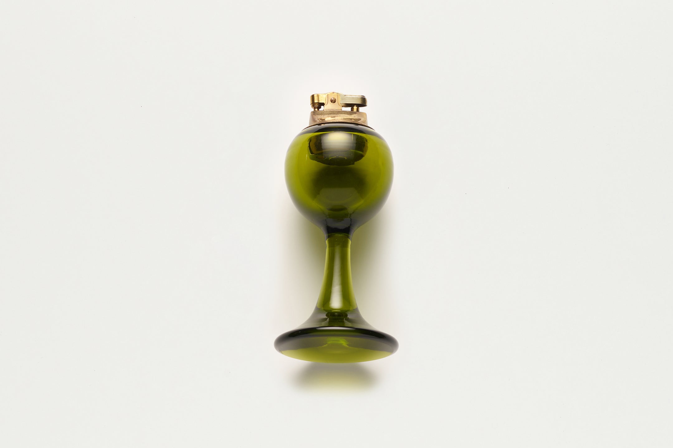 GLASS TABLE LIGHTER, c. 1960s