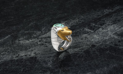 LAMAR RING - ELECTRUM
