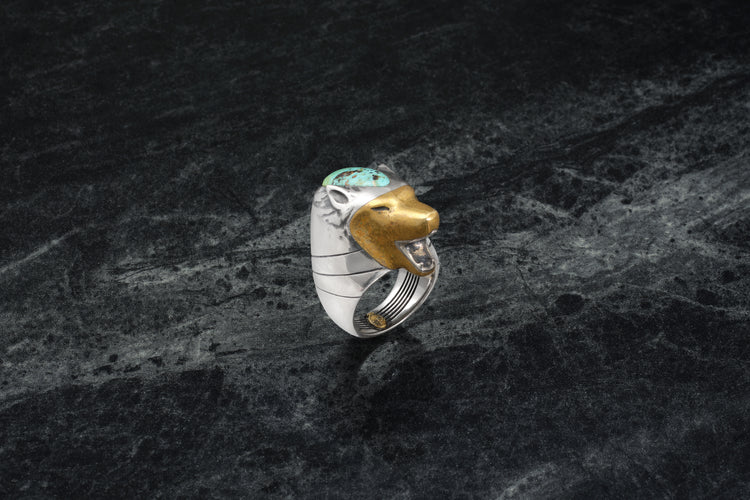 LAMAR RING - ELECTRUM