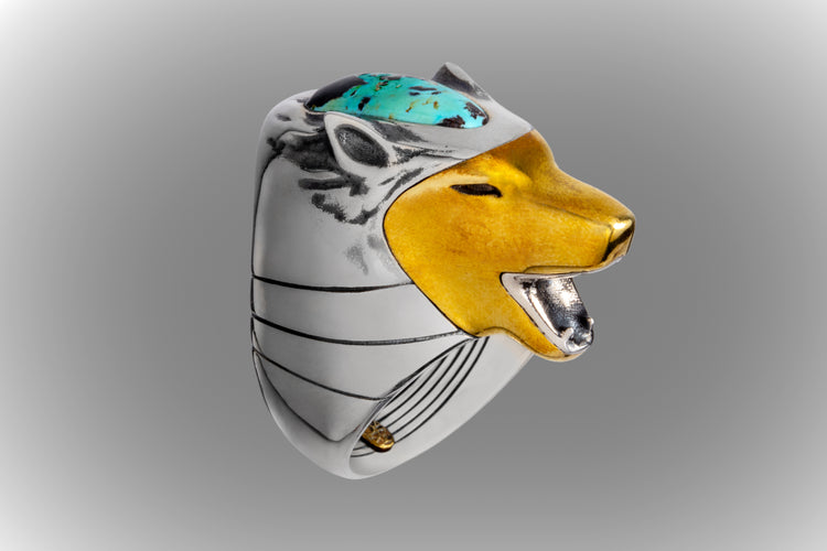 LAMAR RING - ELECTRUM