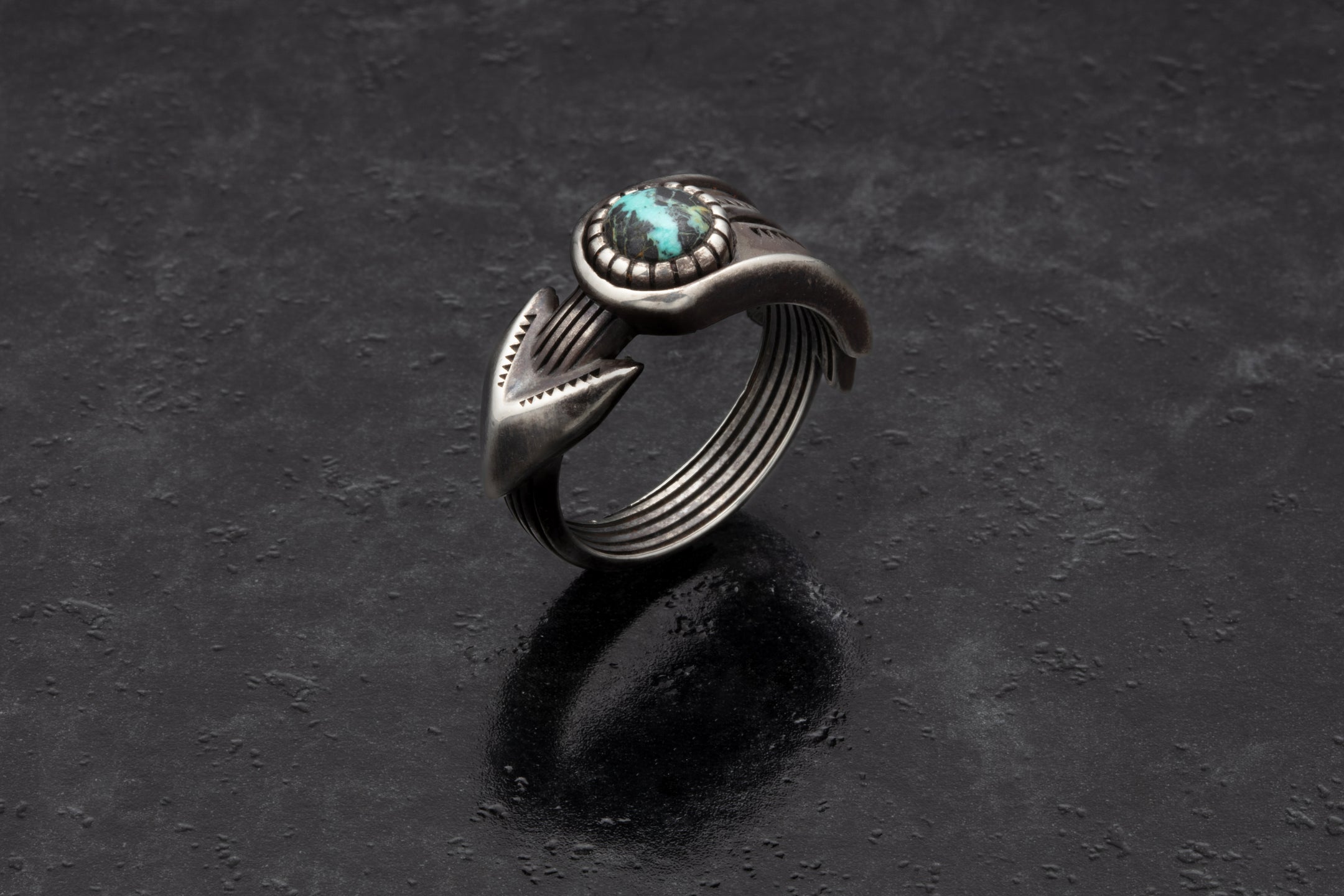 NATRONA RING - BURNISHED SILVER