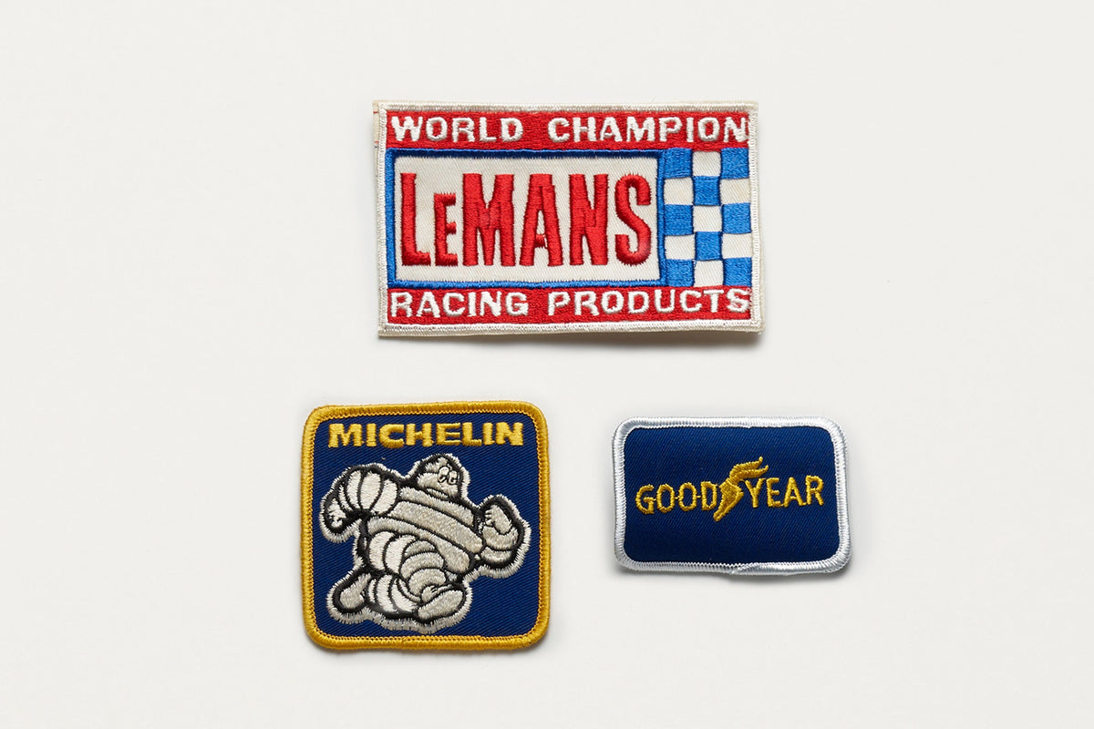 MICHELIN, LE MANS, AND GOODYEAR PATCHES