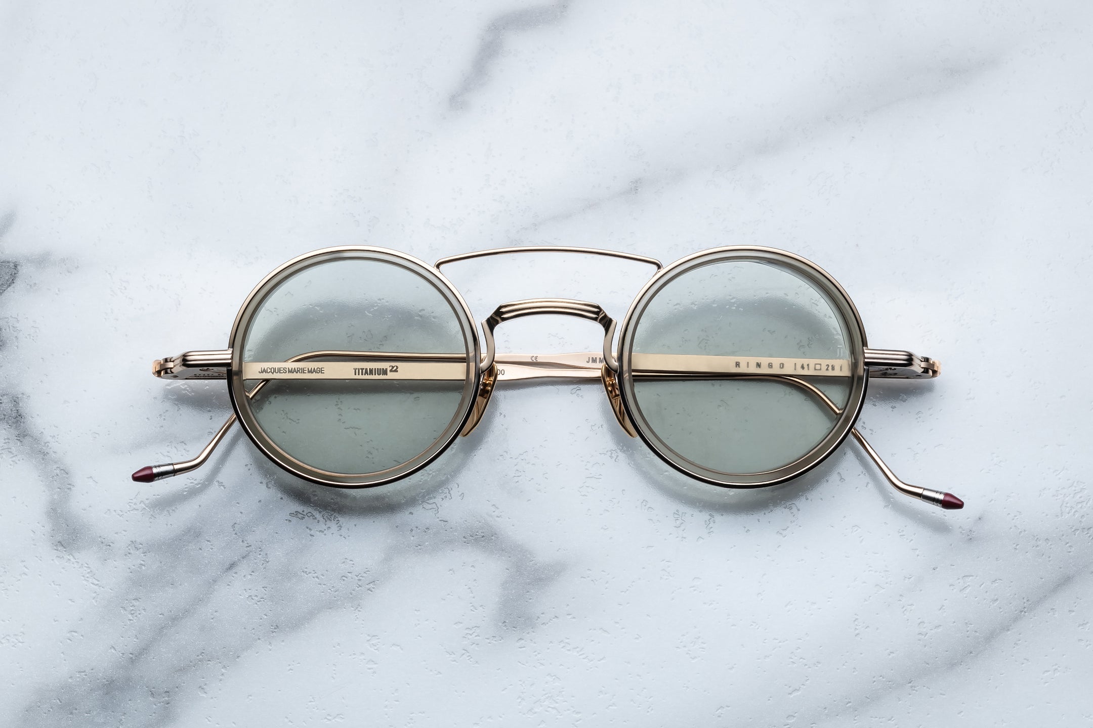 Jacques Marie Mage RINGO 2 Domino Unisex Sunglasses