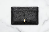 THEODORE CARD HOLDER - OSTRICH