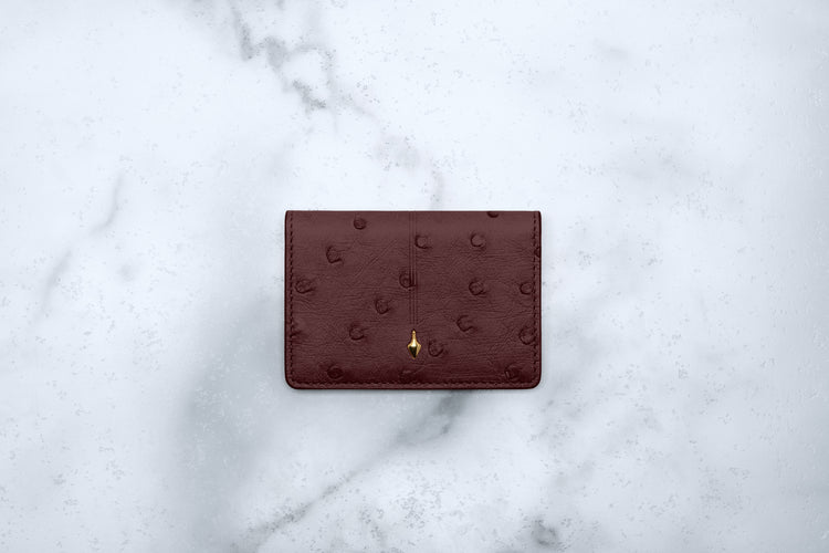 CASSANDRE BIFOLD WALLET - OSTRICH