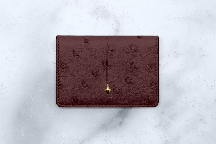 CASSANDRE BIFOLD WALLET - OSTRICH