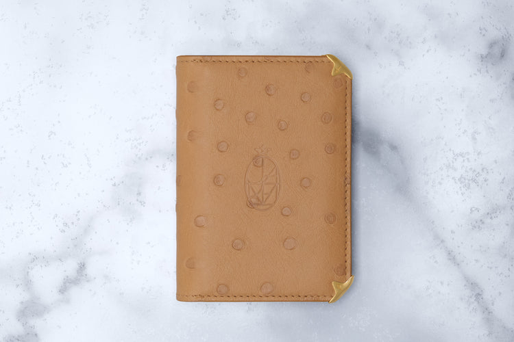 ELSTON TRIFOLD WALLET - OSTRICH
