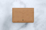 THEODORE CARD HOLDER - OSTRICH